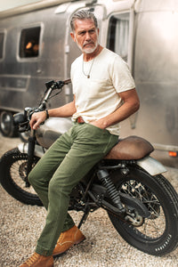 Brandon Overdyed Jean Army Green