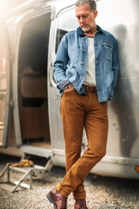Brandon Overdyed Jean Tan