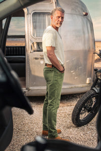 Brandon Overdyed Jean Army Green