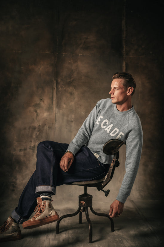 Decade Reversible Sweatshirt Grey-Navy