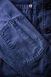 Editions Embroidery Hirst Chore Jacket Navy