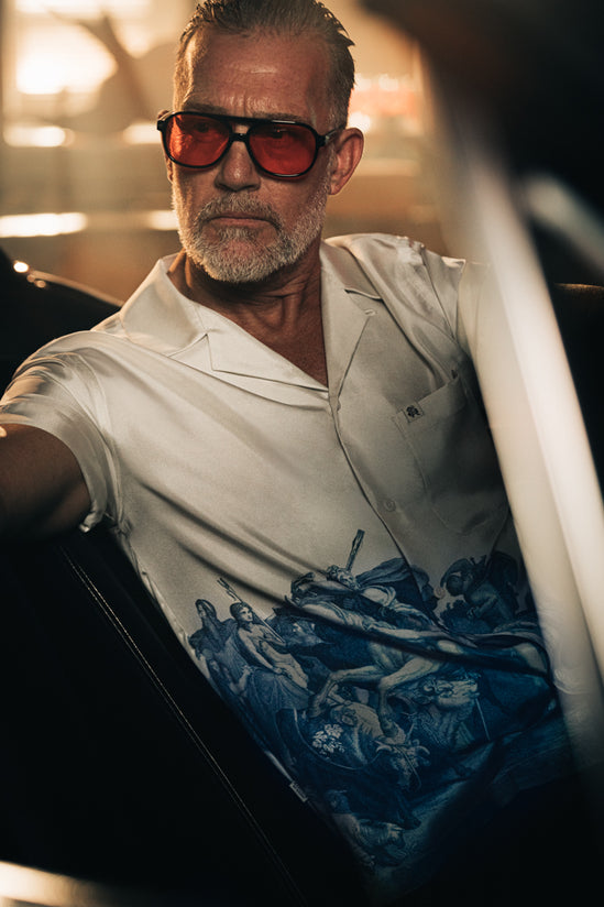 ROGUE by &SONS Babel Silk Shirt Off White
