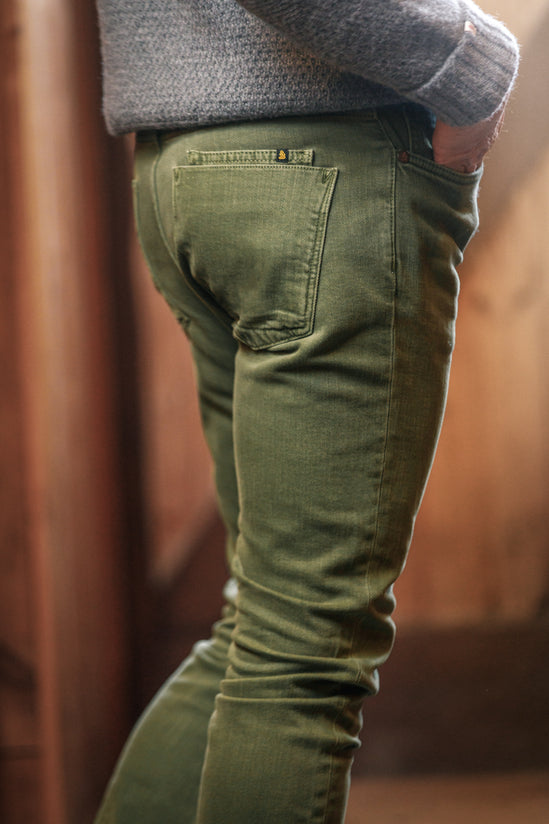 Brandon Overdyed Jean Army Green