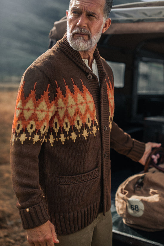 Larsen Cardigan Brown