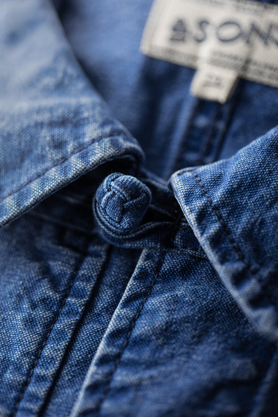 Artisan Workwear Chore Jacket Indigo Blue