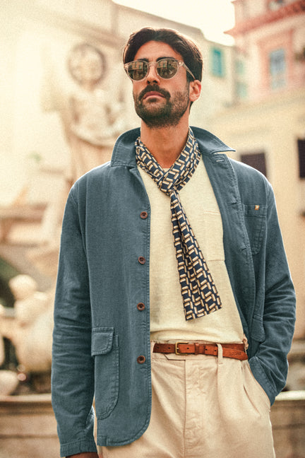 Hemingway Travel Jacket Blue