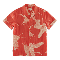Flight Print Shirt Red