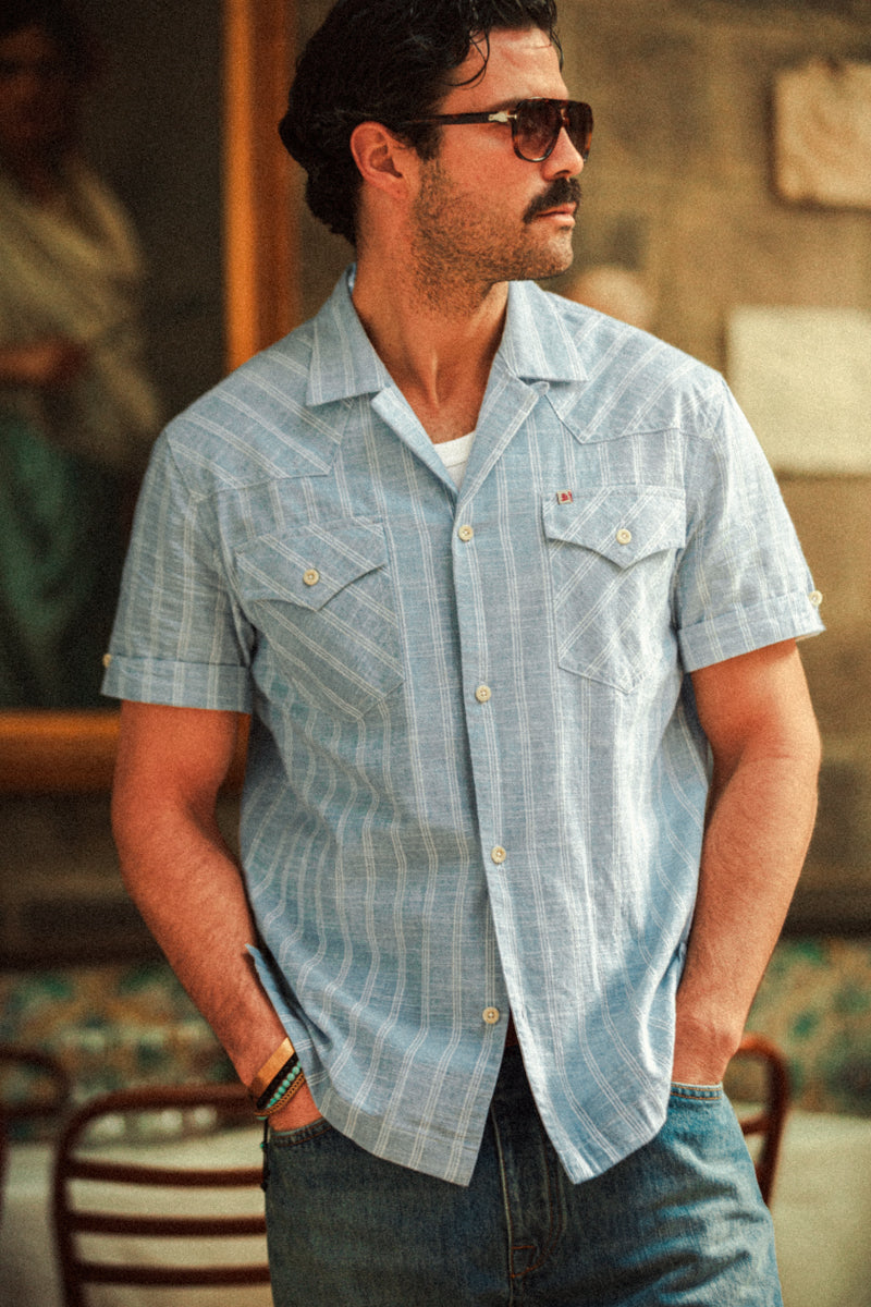 Melrose Shirt Blue Chambray