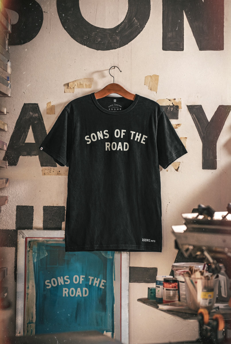 Sons of the Road Boxer T-Shirt Black