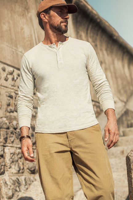 Nimbus Raw Collar Henley Raw