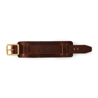 Leather Watch / Wrist Cuff Brown