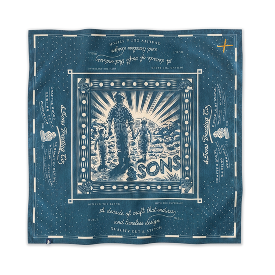 Decade Bandana Blue
