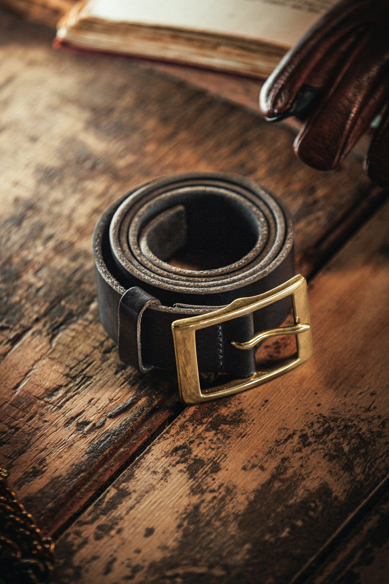 Black Leather Belt