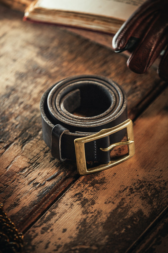 Black Leather Belt