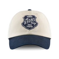 Davis Contrast Peak Cap Antique White