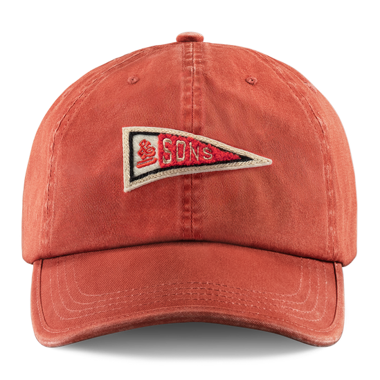 Pennant Cap Washed Red