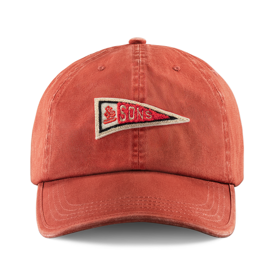 Pennant Cap Washed Red