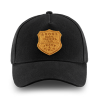 Track and Field Baseball Cap Black