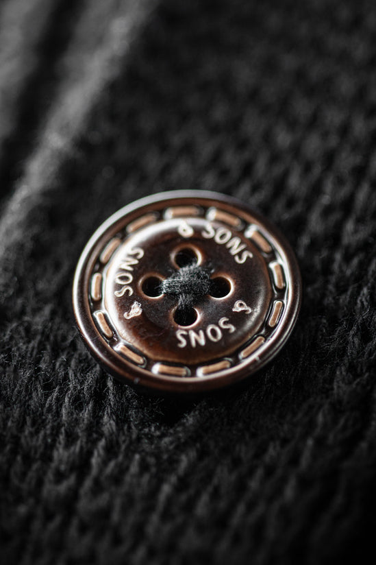 Santo Crochet Shirt Black