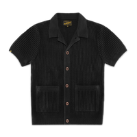 Santo Crochet Shirt Black