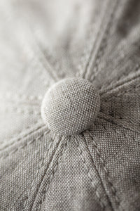 McQueen Linen Baker Boy Hat Natural