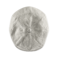 McQueen Linen Baker Boy Hat Natural