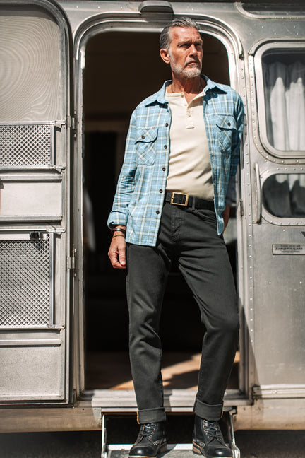 Brandon Overdyed Jean Black Fade