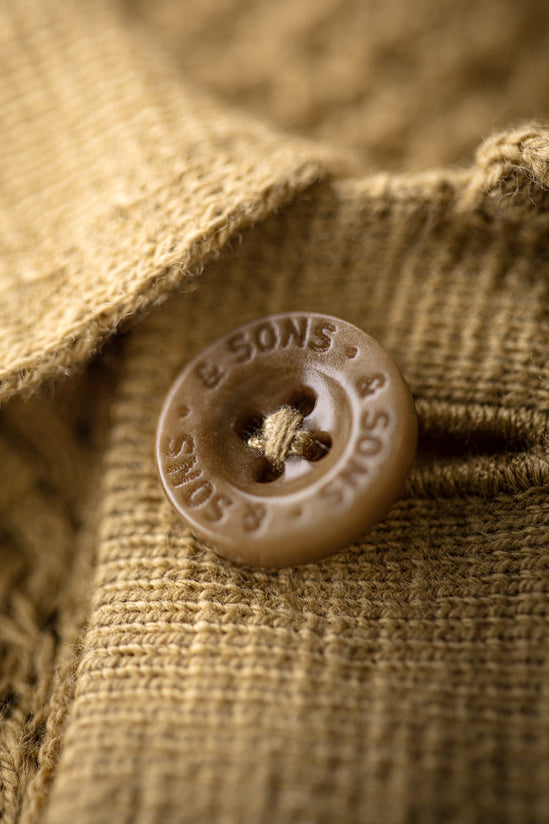 Dempsey Knitted Polo Tan