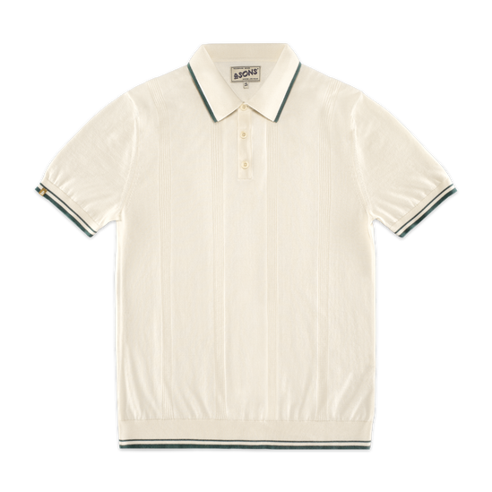 Zetta Knitted Polo Off White