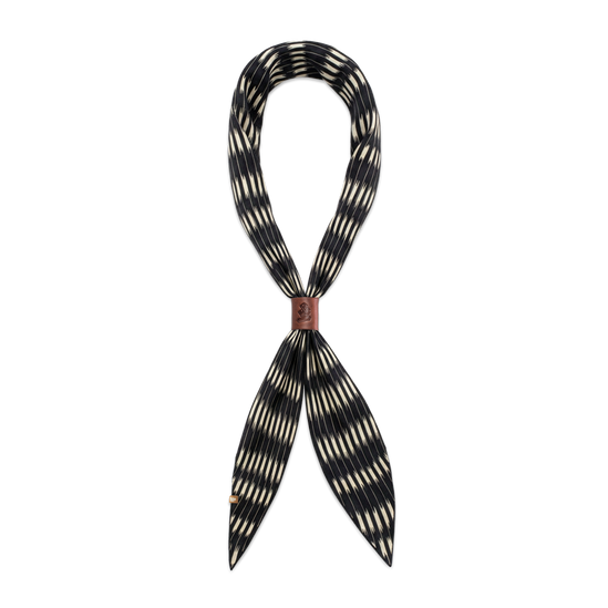 Rodeo Silk Scarf Black/Raw