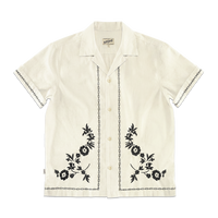 Luca Embroidered Shirt Natural