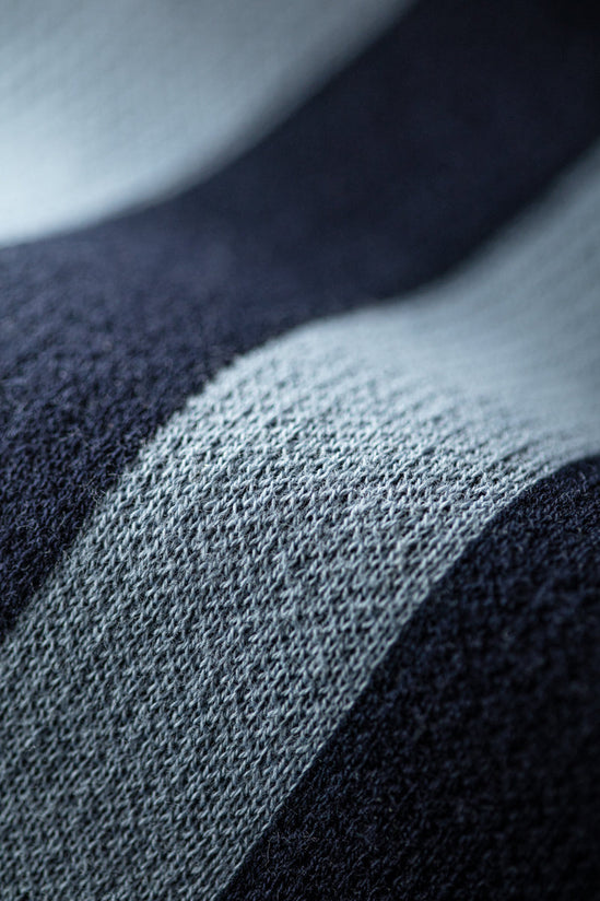 Milano Knitted Polo Shirt Blue