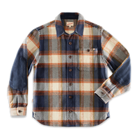 Tucker Shirt Blue/Orange Check