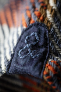 Tucker Shirt Blue/Orange Check