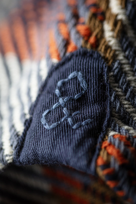Tucker Shirt Blue/Orange Check
