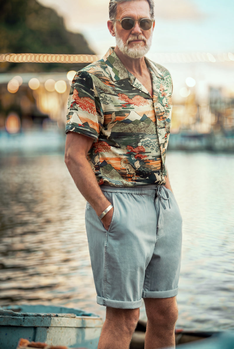 Orta Bermuda Shorts Sky Blue