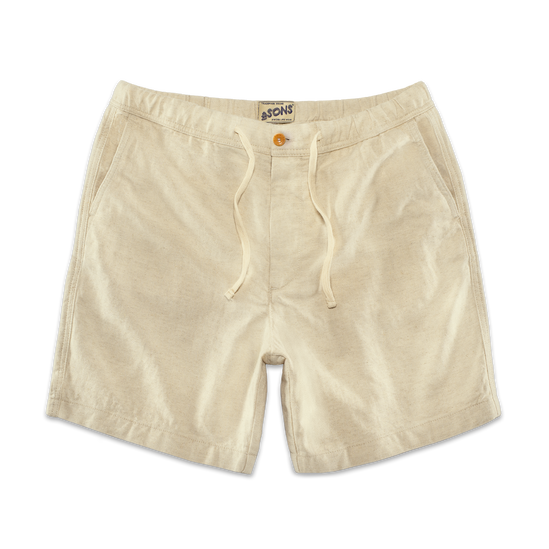 Como Textured Shorts Natural