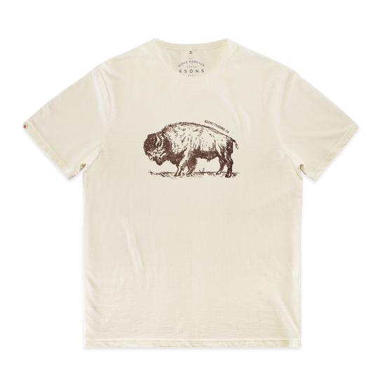 Bison Slub T-Shirt Raw