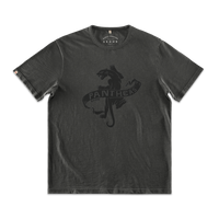 Panthers Slub T-Shirt Black Fade