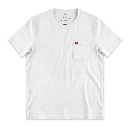 Boxer Pocket T-Shirt White