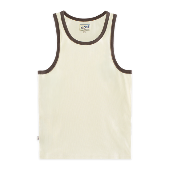 Loma Rib Vest Off White