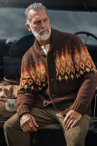 Larsen Cardigan Brown