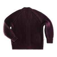 McQueen Max Knitted Cardigan Maroon