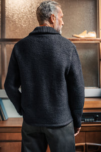Torridon Shawl Collar Cardigan Navy
