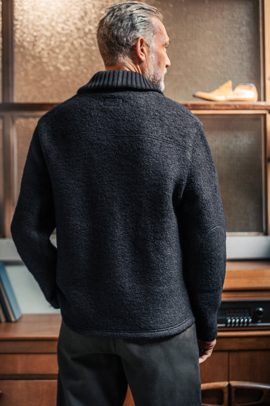 Torridon Shawl Collar Cardigan Navy