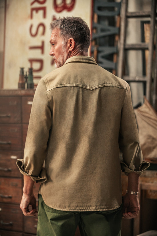 Livingstone Twill Shirt Khaki