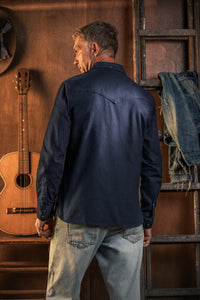 The Spur Western Shirt Navy