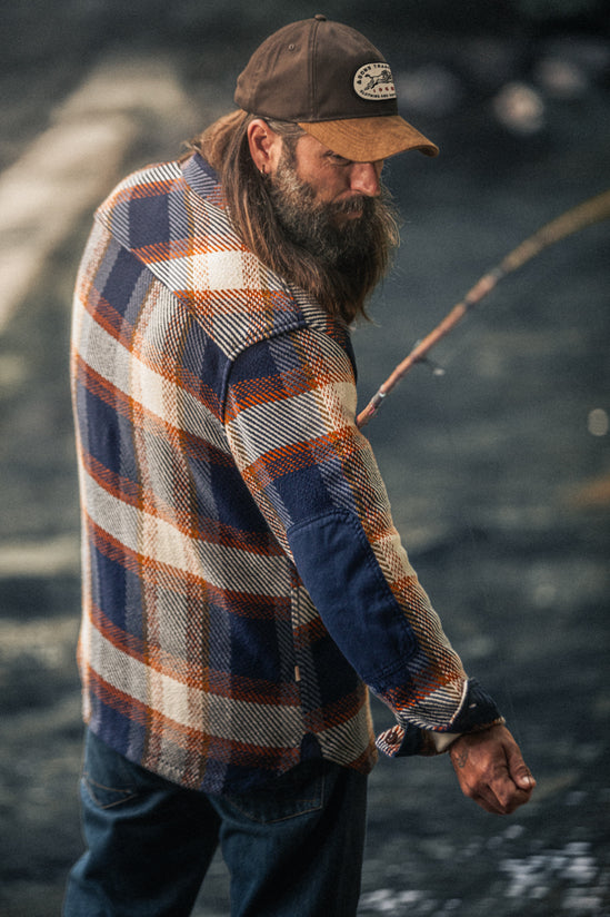 Tucker Shirt Blue/Orange Check