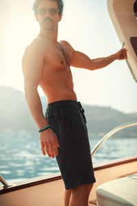 Orta Bermuda Shorts Washed Black