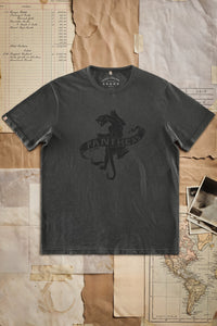 Panthers Slub T-Shirt Black Fade